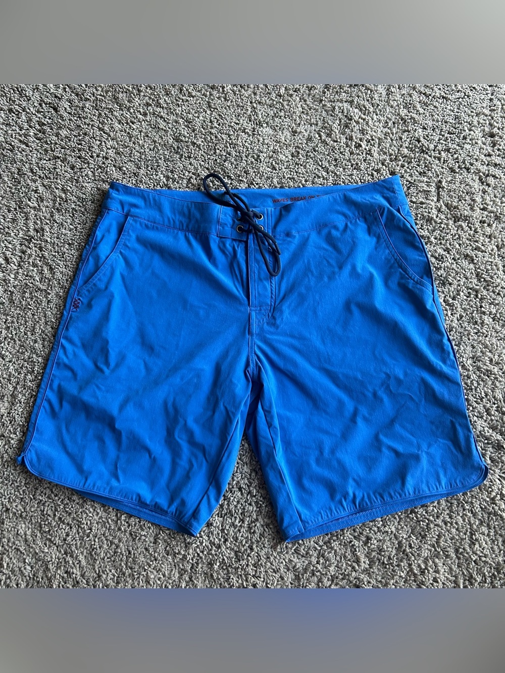 Rhone Board Shorts Mens 36(38x9) Blue Athletic QuickDry Stretch Active Swim Wear
